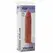 TOYJOY Hydrated Skin Silicone Extension Sleeve Caramel 20cm Flexible Fit