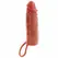 ToyJoy Hydrated Skin Silicone Sleeve Caramel 16 cm Double-Layer System