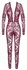 Noir Handmade Kink Royal Bodysuit Burgundy Red XL Velvet Print