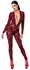 Noir Handmade Kink Royal Red Velvet Long-Sleeve Jumpsuit S
