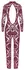Noir Handmade Kink Royal Long Flocked Burgundy Dress M