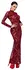 Noir Handmade Kink Royal Long Velvet Burgundy Dress Size S