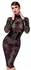 Noir Handmade Kink Royal Lace Midi Dress XL - Black, Adjustable Waist