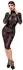 Noir Handmade Kink Royal Black Lace Midi Dress S - Adjustable Waist