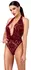 Noir Handmade Kink Royal Transparent Velvet Body Red XL
