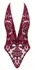 Noir Handmade Kink Royal Transparent Velvet Body Red XL
