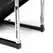 Bedroom Fantasies Kiotos Restraint Chair Adjustable Carbon Steel and Leather 97x58x87cm