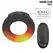 Addicted Toys Heating Effect Vibrating Silicone Ring with Remote, Black