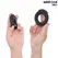 Addicted Toys Heating Effect Vibrating Silicone Ring with Remote, Black