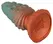 Beasty Cocks Atlantis Silicone Plug with Suction Cup 21cm Metallic