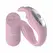 Teazers Bunny Dual-Action Couple Device with Remote, Pink, USB Rechargeable