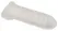 Rebel Thickening Intimate Sleeve L Transparent 16.5 cm Flexible TPE