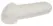 Rebel Thickening Intimate Sleeve L Transparent 16.5 cm Flexible TPE