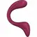 G for Goddess 2 силиконов вибратор с два мотора, бордо