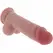 Get Real Deluxe много дебело дилдо, TPE, бежово, 20 см