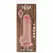 Get Real Deluxe много дебело дилдо, TPE, бежово, 20 см