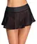Cottelli PARTY Powernet Flared Mini Skirt Black S - Transparent Design