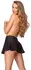 Cottelli PARTY Powernet Flared Mini Skirt Black S - Transparent Design