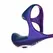 Hueman Halo Orbit Dual-Motor Intimate Ring, Purple, Remote-Controlled