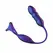 Hueman Deep Impact Dual-Action Silicone Intimate Ring Purple