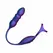 Hueman Deep Impact Dual-Action Silicone Intimate Ring Purple