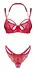 Obsessive Matildea Intimate Set Red with Chains 2XL/3XL