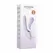 DuoGlow вибратор 2 в 1 със затопляне и приложение, лилав