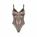 Obsessive Soranna Brown Mesh Bodysuit 2XL/3XL