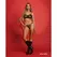 Obsessive Dominna Black 2-Piece Lingerie Set with Adjustable Straps S/M