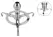 Fetish Collection Anal Deluxe Stainless Steel Adjustable Plug 12.5cm