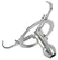Fetish Collection Anal Deluxe Stainless Steel Adjustable Plug 12.5cm