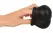Erecto Liquid Silicone Anatomical Ball Support Ring 7x8.5cm Black