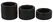 Erecto Liquid Silicone Ball Ring Set - 3 Sizes, Flexible, Black