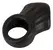 Erecto Liquid Silicone Intimate Ring & Ball Stretcher Duo, Black, 8 cm