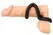 Erecto Triple Ring Liquid Silicone Anatomical Support System Black