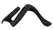 Erecto Liquid Silicone Dual Support Ring with Perineal Stimulator, Black