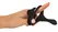 Erecto Liquid Silicone Dual Support Ring with Perineal Stimulator, Black