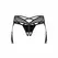 Obsessive Dominna Open Design Thong Black with Adjustable Straps 2XL/3XL