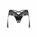 Obsessive Dominna Open Design Thong Black with Adjustable Straps 2XL/3XL