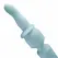 EasyToys Mini Wand Vibrator Blue - 18 Modes, USB Rechargeable, Silicone