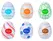 Tenga Egg Variety Pack Standard - 6 Textured Intimate Sleeves