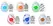 Tenga Egg Variety Pack Standard - 6 Textured Intimate Sleeves
