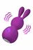 FemmeFunn Bunny Massager Purple - Compact Waterproof 7-Mode Model