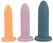 You2Toys Three in a Row Silicone Training Set, 3 Sizes, Pastel Colors
