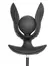 ANOS RC Inflatable Silicone Plug with Vibration, Expandable, Black, 10.9 cm