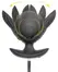 ANOS RC Inflatable Silicone Plug with Vibration, Expandable, Black, 10.9 cm