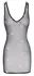 Cottelli PARTY Tapered Rhinestone Mesh Mini Dress S Black