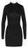 Cottelli PARTY Mini Dress with Gold Chains, Black, Size S