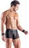 Svenjoyment Bondage Men's Pants XL with Matte & Net Details, Handcuffs