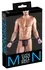 Svenjoyment Bondage Men's Matte Thong with Adjustable Cuffs 3XL Black